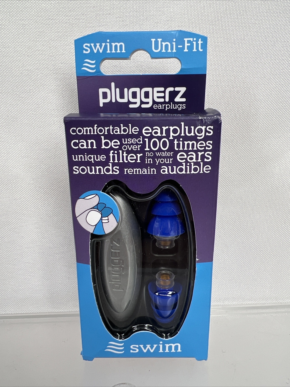 Pluggerz Swim Aid Ear Plugs Keep Water Out Silicone Protection Earplugs