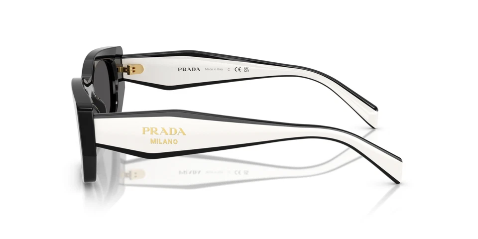 Nuevo 2025 PRADA Mujeres Gafas de sol PR B05S 09Q-08Z Auténtico Estuche con marco Italia Foto 4 de 4