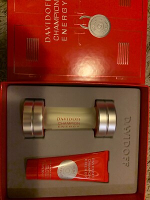 DAVIDOFF CHAMPION ENERGY 50 ml edt Spray + 75 ml Haar- & Körpershampoo