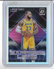 LeBRON JAMES 2018/19 OPTIC EXPRESS LANE SILVER PRIZM -LAKERS!!!