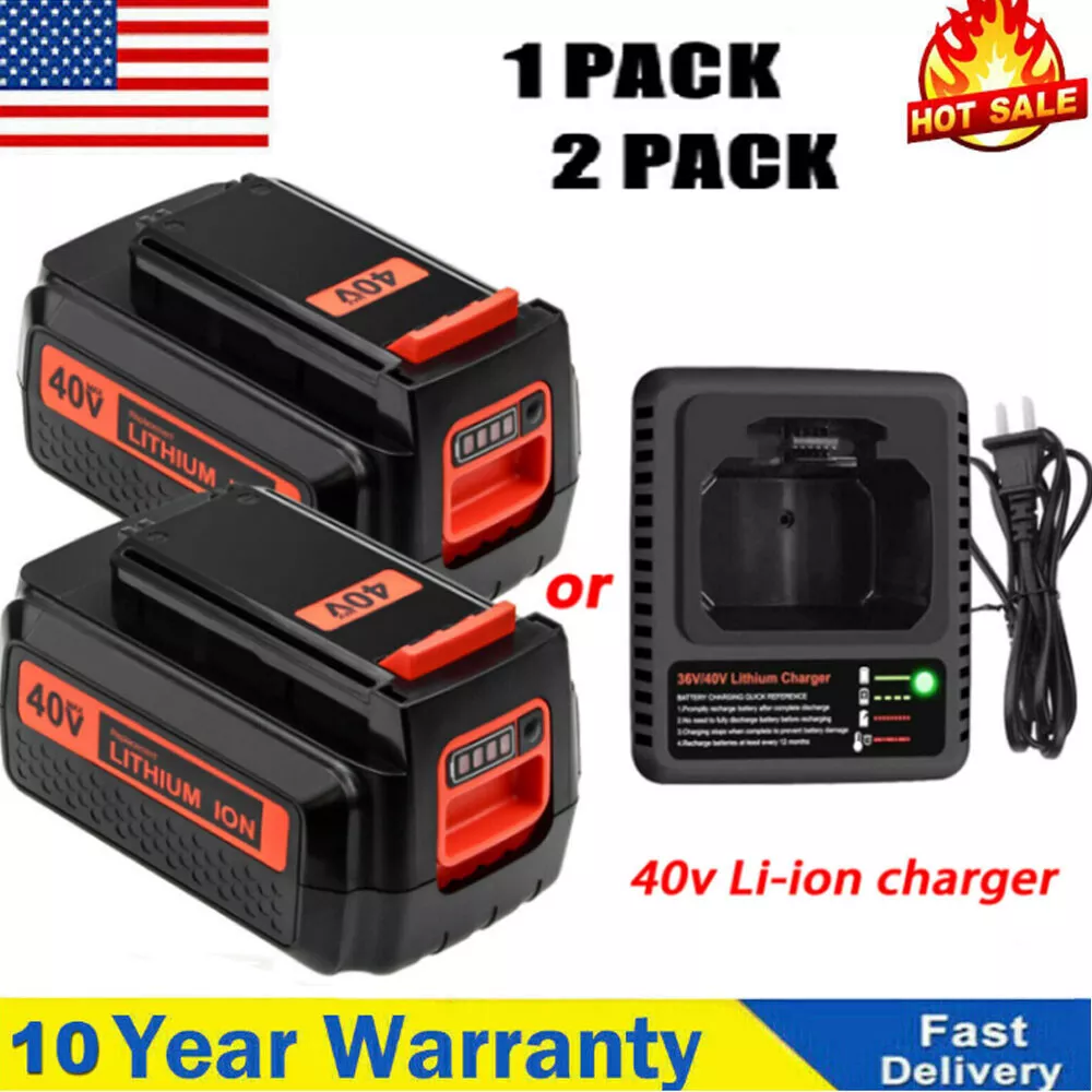 Replacement for Black & Decker 40 Volt Battery LBX2040 LBXR2036