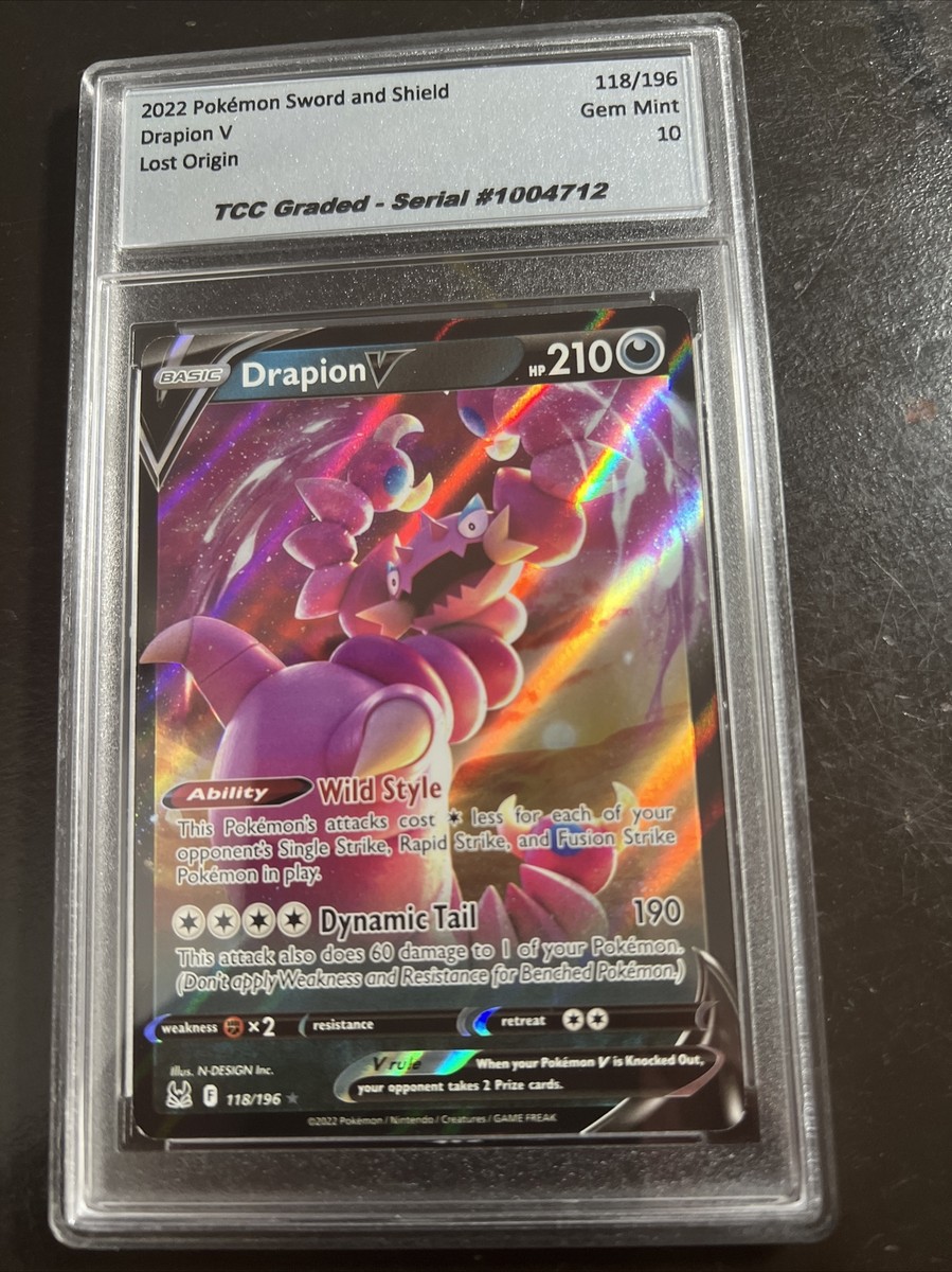 drapion v pokemon card value TCG Ultra Rare Vivid Voltage Full Art Holo 175/ – Pfaltzcraftsmore VSTAR Form Drapion V (Full Art) 182