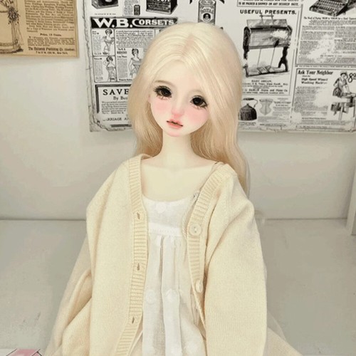 Muñeca 1/4 BJD Resina SD Maquillaje Facial Articular Juvenil Hermosa Niña Mujer Muñeca Desnuda - Imagen 3 de 4