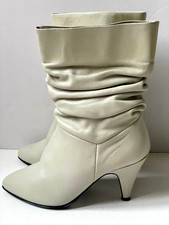 True Vintage High Heel Slouch Stiefelette  Gr 5 1/2 Schlupf Stiefel Boots  _Nr.4