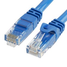 50FT Cat6 Ethernet Cable UTP LAN Network Patch Cord RJ45 Cat 6 Cable - Blue