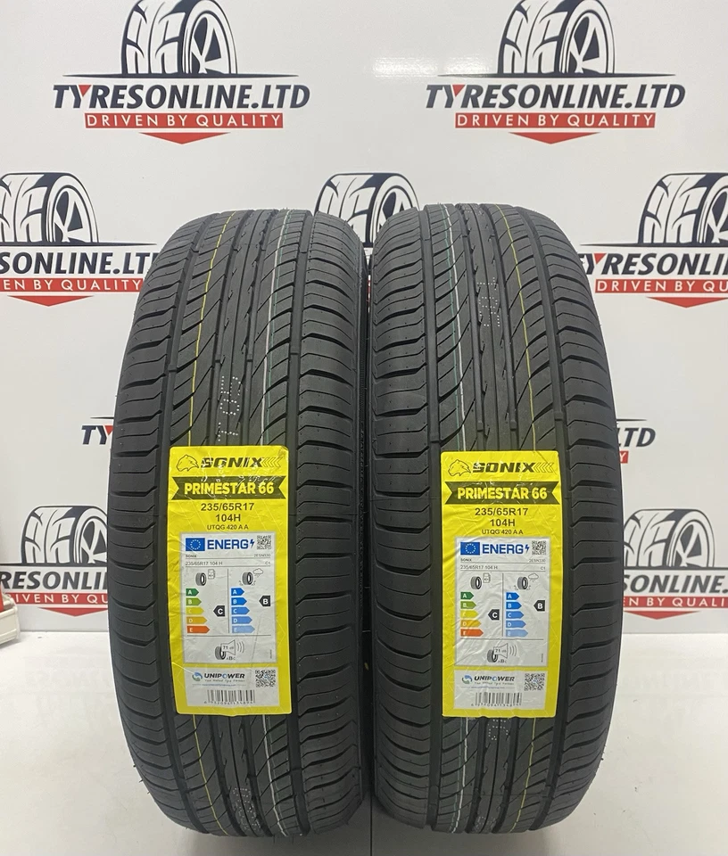 4 X 235 65 17 SONIX 104H 235/65R17 BRAND NEW M+S C & B RATED 2356517 TYRES - Image 2 of 4