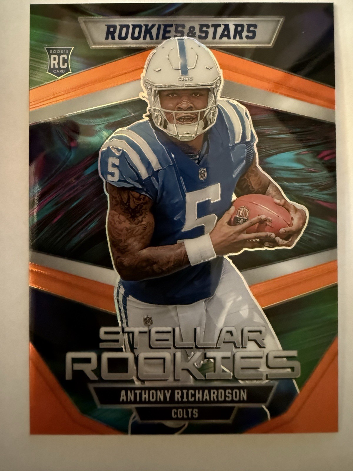 2023 Rookies & Stars - Stellar Rookies Anthony Richardson #SR-6 Orange Prizm /25