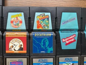 HUGE Atari 5200 Video Game Cartridges Lot Of 51 - Pitfall II Zenji Pac-Man LOOK!