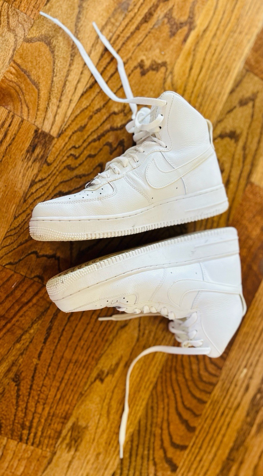 SAOLA Nike Air Force 1 One High '07 Uomo Pelle Uomo Taglia 9 5