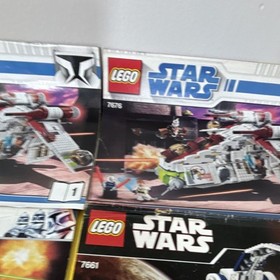 LEGO Star Wars Instruction Manual Lot 7676 7778 7661 7667 8015