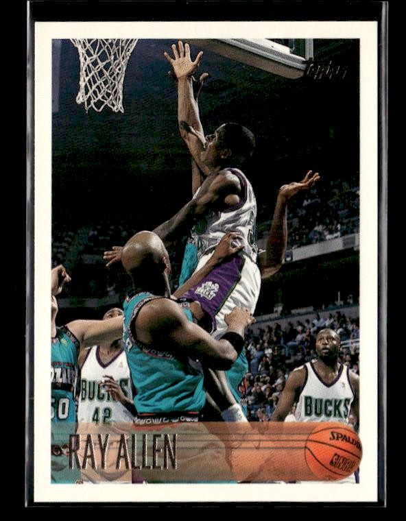 1996-97 Topps #217 Ray Allen Rookie  Milwaukee Bucks