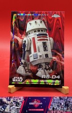 2024 Topps Chrome Star Wars 88 R5-D4 Red Blaster Raywave Refractor