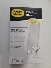OtterBox Premium Glass Screen Protector For Apple iPhone 15