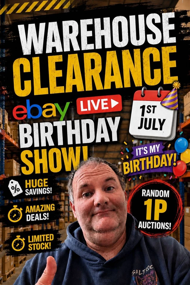 The 1p Auction Show - The Show they have been talking about! MY BIRTHDAY!