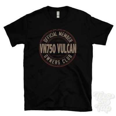 OFFIZIELLES MITGLIED VN750 VULCAN OWNERS CLUB T-SHIRT Motorrad Bike Geschenk Retro Logo
