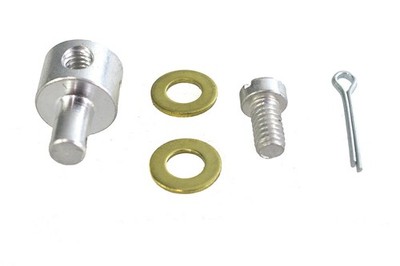 Cadmium Carburetor Throttle Lever Wire Block Kit for Harley-Davidson
