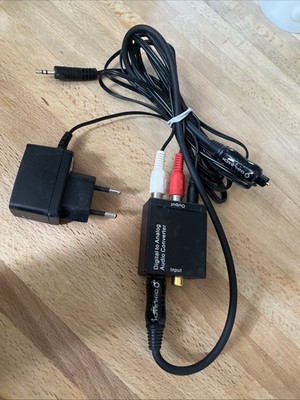 HAMA Audio Converter AC 80, Optisches Digital kabel 1,5m, Y-Kabel auf 3,5mm !!!