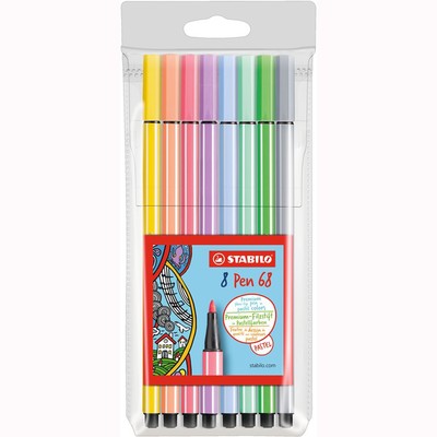 Fasermaler Stabilo Pen 68 Pastel