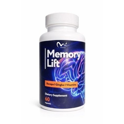 Memory Lift Brain Maximum Support Supplement Pills Advanced Formula 60 Capsules