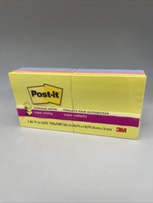 Post-it Super Sticky Pop-up Notes 3" x 3" Summer Joy Collection 90 Sheet/6 Pads