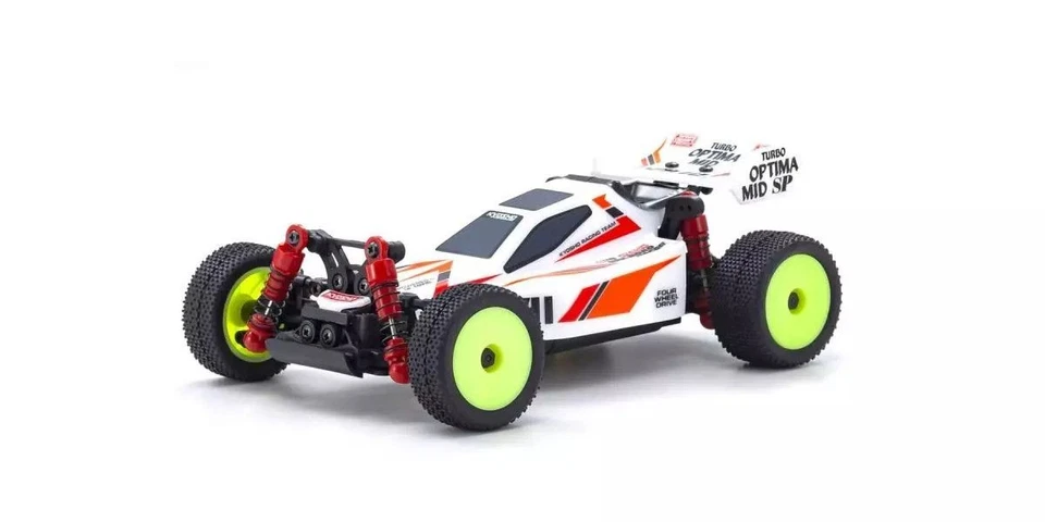 Kyosho 32096W MINI-Z Buggy Ready Set TURBO OPTIMA Mid Special White - Image 2 of 4