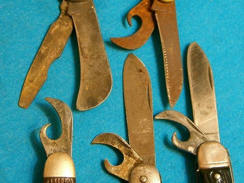 LOT VINTAGE KNIVES ANTIQUE KNIFE UTILITY SURVIVAL ULSTER SABRE HIGH CARBON STEEL - Bild 7 von 11