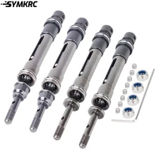 Metal CVD Front & Rear Drive Shaft for 1/10 Traxxas Slash 4X4 Slash Rustler VXL