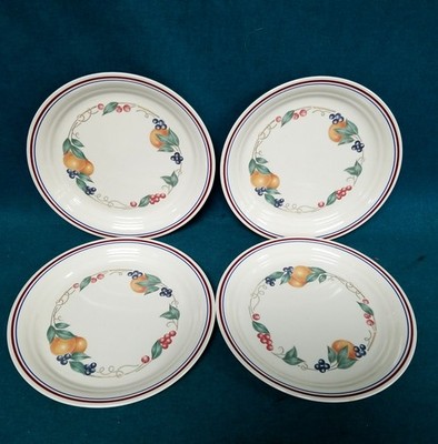 4 Replacement Corelle Coordinates ''Abundance'' 8.5'' Luncheon Salad Plates