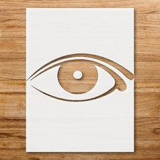 Eyes Portrait Wall Art Stencil for Creative Projects - StencilAir