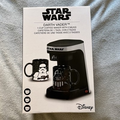 Star Wars Darth Vader Stormtrooper Coffee Maker with 2  Mugs Uncanny Brands