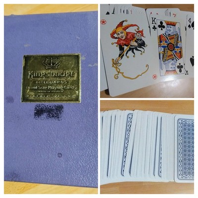 Kingsbridge Billboards Giants Poker Cards Size Austria Piatnik Giants 18x12