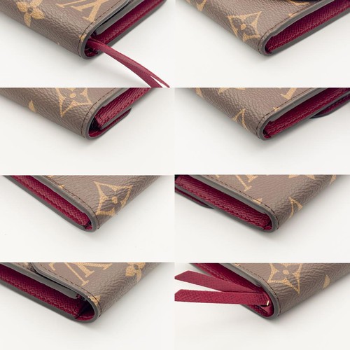 Current Model with Box Louis Vuitton Monogram Portemonnaie Rosalie Fuchsia M4193 - Picture 5 of 12