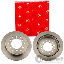 2X TRW BREMSSCHEIBEN 312mm BELÜFTET HINTEN PASSEND FÜR TOYOTA FJ LAND | DF4484