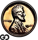 1941 Lincoln Cent Wheat Penny Proof, Lustrous Red, Gem PR++ RD