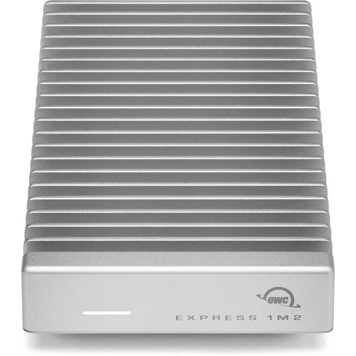OWC Express 1M2 USB4 Portable NVMe M.2 External SSD Enclosure, Silver