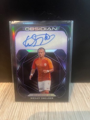 Panini Obsidian 2020-21 Wesley Sneijder Galatasaray /15 Auto Card