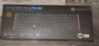 Keychron K5 Ultra 8K Full Size Low Profile Wireless Keyboard Milk POM Banana New