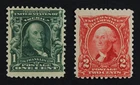 CKStamps: US Stamps Collection Scott#300 Mint NH OG #301 Mint LH OG