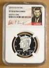 2010 S Proof Kennedy Silver Half Dollar NGC PF 70 Ultra Cameo