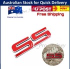 <!--F#f_0-->Holden SS Red 3D Metal Badge VY VZ Rear Boot or Side Skirt Emblem AUS Stock<!--F/-->