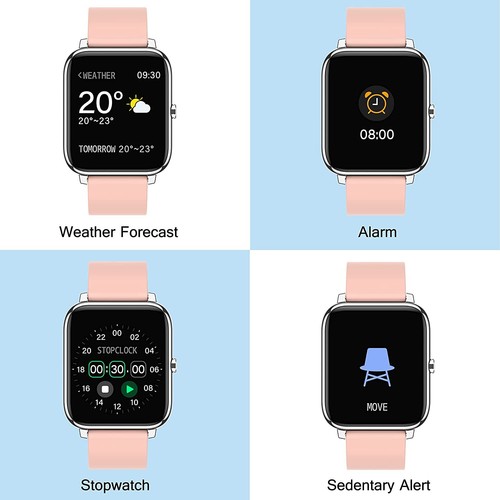 Smartwatch con monitor pressione sanguigna frequenza cardiaca per Samsung Galaxy A14 5G - Foto 37 di 38