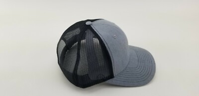 TRD Embroidered Trucker Hat By Richardson 112 - Heather Grey/Black Adjustable Snapback 12 thumbnail image