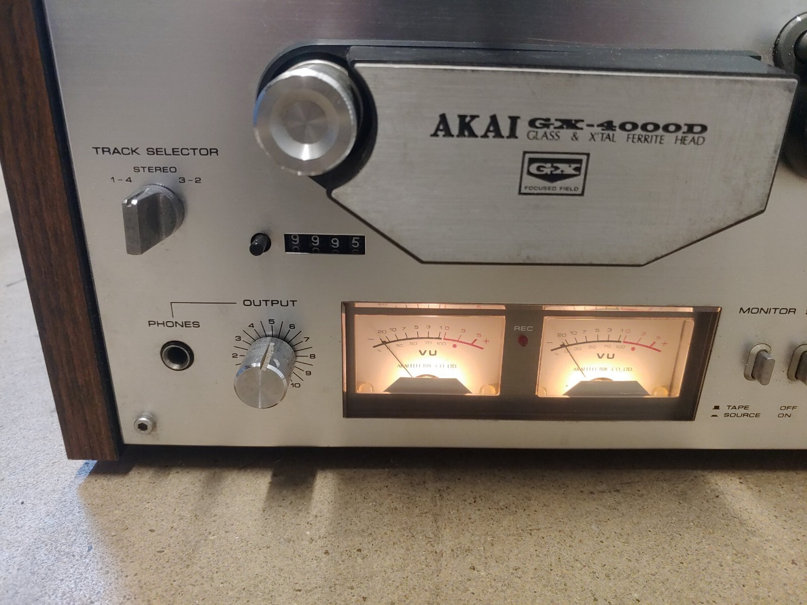 Akai GX-4000D 7 reel to reel tape deck- SERVICED 1979+96