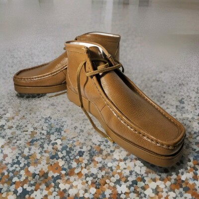 HAMARA JOE Mens Genuine Leather Moctoe Comfortable Western Design