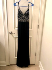 Windsor V-Neck Rhinestone Mermaid Formal Dress -- Brand New With Tags