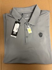NWT MEN'S ADIDAS ULTIMATE 365 POLO, SIZE: L, COLOR: GREY M21