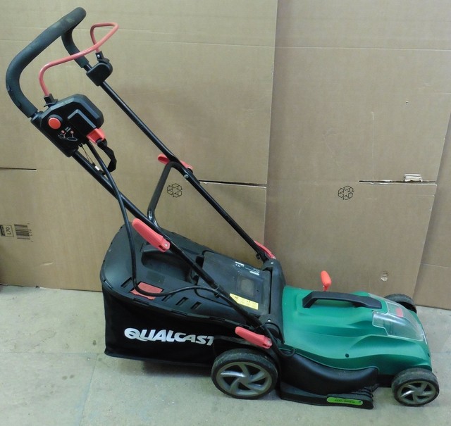 EX Display Qualcast Li3836v 2.5a Cordless 38cm Lawn Mower for sale