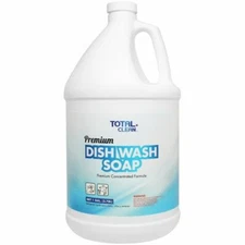 Total Clean Premium Dish Wash Soap, 1 Gallon - 4 bottles, TC-DS200