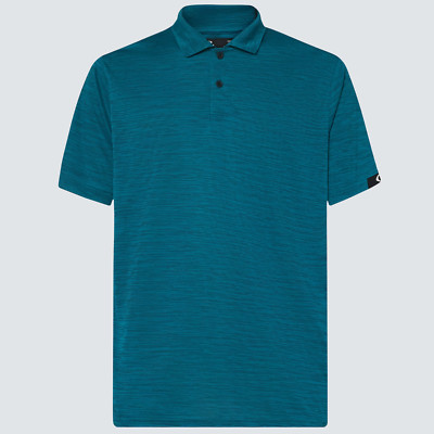 Men's Oakley Gravity Pro Polo Golf Shirt Aurora Blue Heather Size XL NWT $65