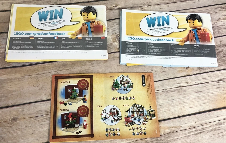 Lego Instructions Manuals Toy Story Christmas 3300020, 10696, 10767 NO BRICKS!! - Image 2 of 4